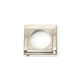 From The Anvil - Polished Nickel Round Euro Escutcheon (Square) | Sku. 45718 | Trade Door Handles.