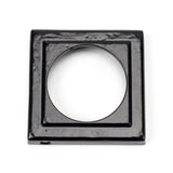 From The Anvil - Black Round Euro Escutcheon (Square) | Sku. 45722 | Trade Door Handles.