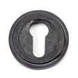 From The Anvil - External Beeswax Round Euro Escutcheon (Art Deco) | Sku. 45724 | Trade Door Handles.