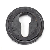From The Anvil - External Beeswax Round Euro Escutcheon (Art Deco) | Sku. 45724 | Trade Door Handles.