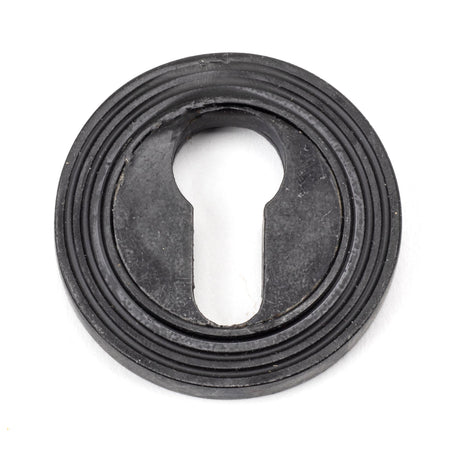 From The Anvil - External Beeswax Round Euro Escutcheon (Beehive) | Sku. 45725 | Trade Door Handles.