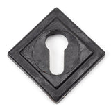 From The Anvil - External Beeswax Round Euro Escutcheon (Square) | Sku. 45726 | Trade Door Handles.