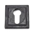 From The Anvil - External Beeswax Round Euro Escutcheon (Square) | Sku. 45726 | Trade Door Handles.