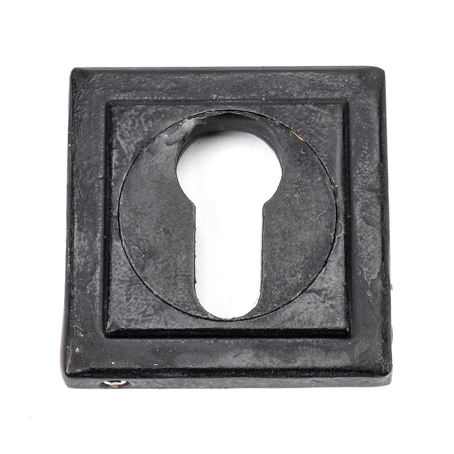 From The Anvil - External Beeswax Round Euro Escutcheon (Square) | Sku. 45726 | Trade Door Handles.