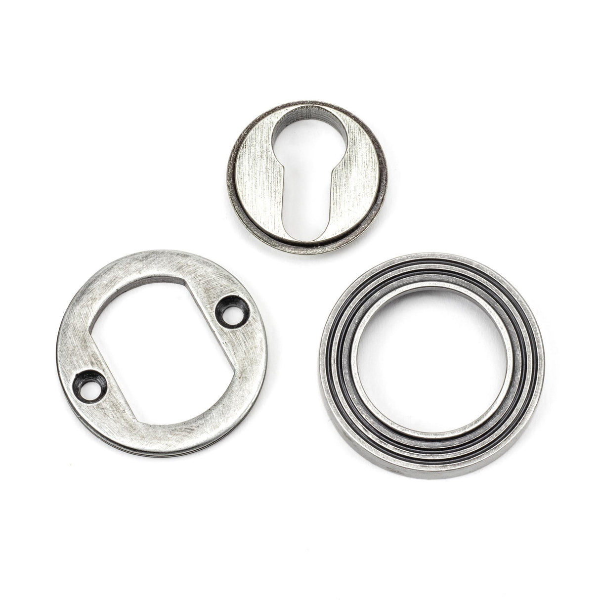 From The Anvil - Pewter Round Euro Escutcheon (Beehive) | Sku. 45729 | Trade Door Handles.