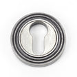 From The Anvil - Pewter Round Euro Escutcheon (Beehive) | Sku. 45729 | Trade Door Handles.