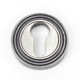 From The Anvil - Pewter Round Euro Escutcheon (Beehive) | Sku. 45729 | Trade Door Handles.