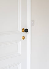 From The Anvil - Aged Brass Round Thumbturn Set (Plain) | Sku. 45731 | Trade Door Handles.