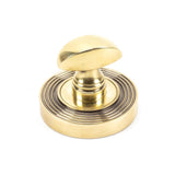From The Anvil - Aged Brass Round Thumbturn Set (Beehive) | Sku. 45733 | Trade Door Handles.