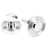 From The Anvil - Polished Chrome Round Thumbturn Set (Beehive) | Sku. 45737 | Trade Door Handles.