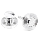 From The Anvil - Polished Chrome Round Thumbturn Set (Beehive) | Sku. 45737 | Trade Door Handles.