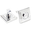From The Anvil - Polished Chrome Round Thumbturn Set (Square) | Sku. 45738 | Trade Door Handles.