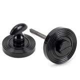 From The Anvil - Black Round Thumbturn Set (Beehive) | Sku. 45745 | Trade Door Handles.