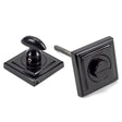 From The Anvil - Black Round Thumbturn Set (Square) | Sku. 45746 | Trade Door Handles.