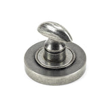 From The Anvil - Pewter Round Thumbturn Set (Plain) | Sku. 45751 | Trade Door Handles.