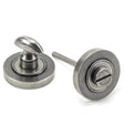 From The Anvil - Pewter Round Thumbturn Set (Plain) | Sku. 45751 | Trade Door Handles.