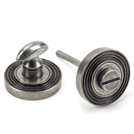 From The Anvil - Pewter Round Thumbturn Set (Beehive) | Sku. 45753 | Trade Door Handles.