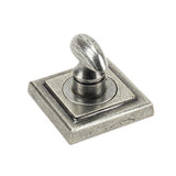 From The Anvil - Pewter Round Thumbturn Set (Square) | Sku. 45754 | Trade Door Handles.