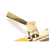 From The Anvil - Polished Brass Straight Lever Euro Lock Set | Sku. 45761 | Trade Door Handles.