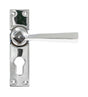 From The Anvil - Polished Chrome Straight Lever Euro Lock Set | Sku. 45762 | Trade Door Handles.