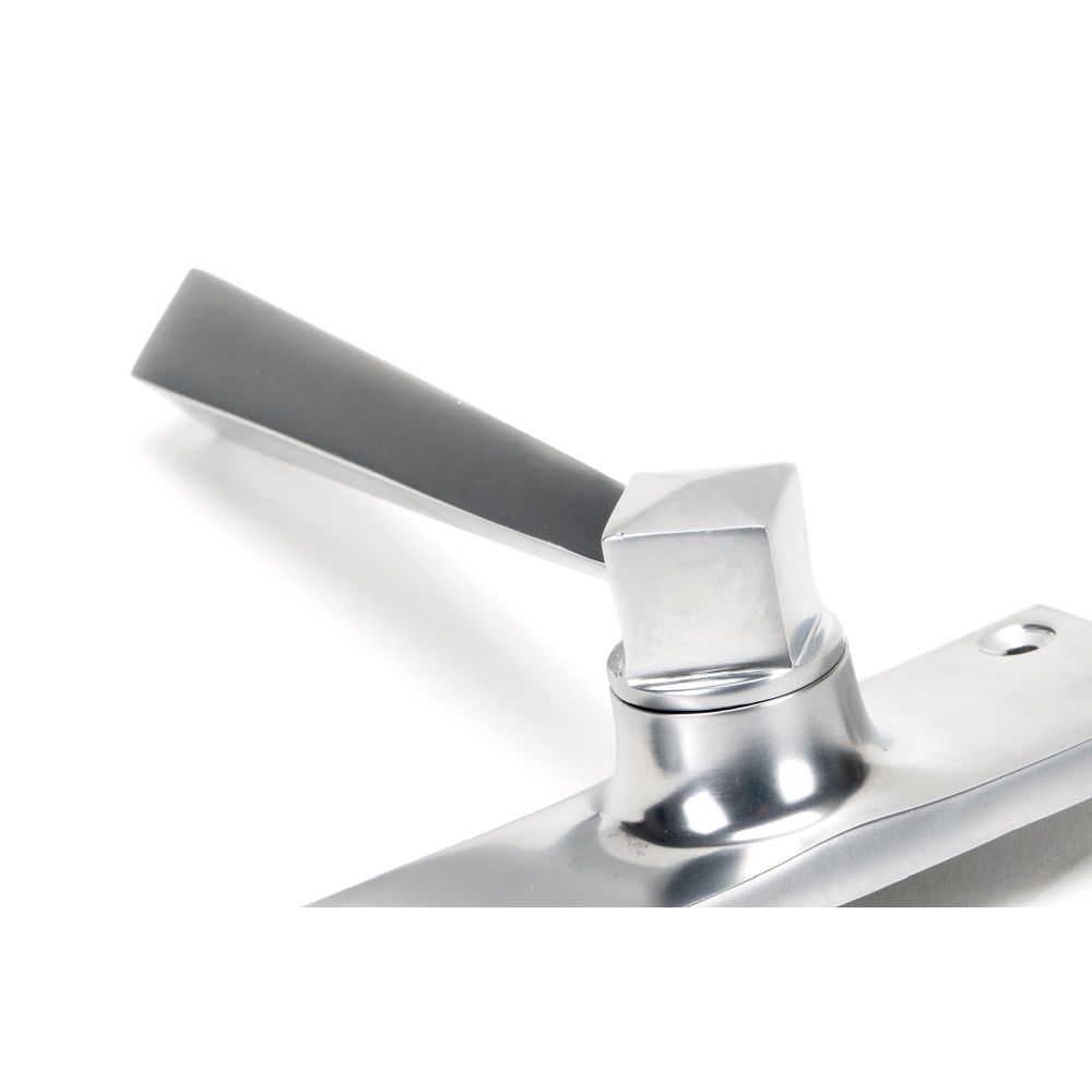 From The Anvil - Satin Chrome Straight Lever Euro Lock Set | Sku. 45763 | Trade Door Handles.