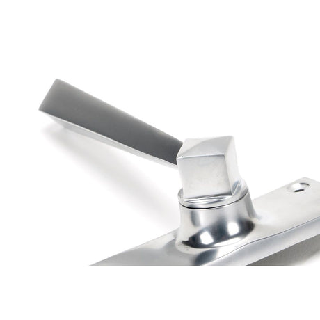 From The Anvil - Satin Chrome Straight Lever Euro Lock Set | Sku. 45763 | Trade Door Handles.