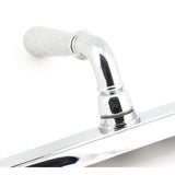 From The Anvil - Polished Chrome Hammered Newbury Slimline Espag. Lock Set | Sku. 45772 | Trade Door Handles.