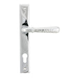 From The Anvil - Polished Chrome Hammered Newbury Slimline Espag. Lock Set | Sku. 45772 | Trade Door Handles.