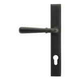 From The Anvil - Aged Bronze Hammered Newbury Slimline Espag. Lock Set | Sku. 45773 | Trade Door Handles.