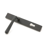 From The Anvil - Aged Bronze Hammered Newbury Slimline Espag. Lock Set | Sku. 45773 | Trade Door Handles.