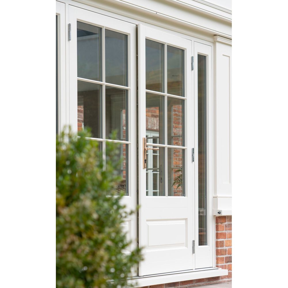 From The Anvil - Polished Bronze Hammered Newbury Slimline Espag. Lock Set | Sku. 45774 | Trade Door Handles.