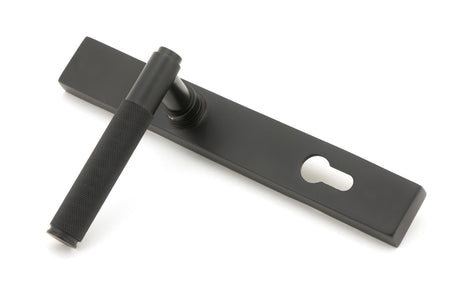 From The Anvil - Aged Bronze Brompton Slimline Lever Espag. Lock Set | Sku. 45775 | Trade Door Handles.