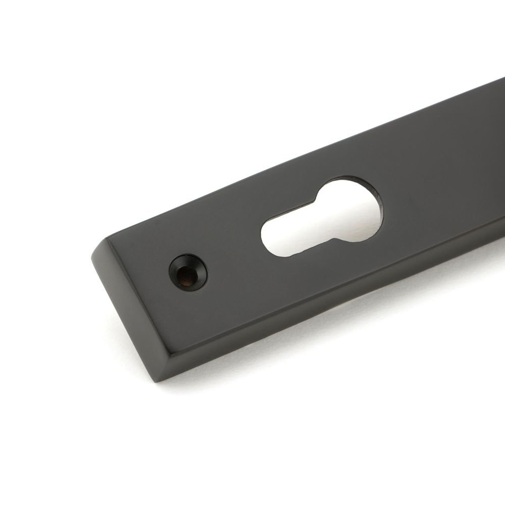 From The Anvil - Aged Bronze Brompton Slimline Lever Espag. Lock Set | Sku. 45775 | Trade Door Handles.