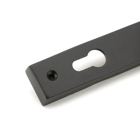 From The Anvil - Aged Bronze Brompton Slimline Lever Espag. Lock Set | Sku. 45775 | Trade Door Handles.