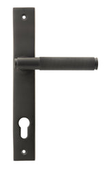 From The Anvil - Aged Bronze Brompton Slimline Lever Espag. Lock Set | Sku. 45775 | Trade Door Handles.