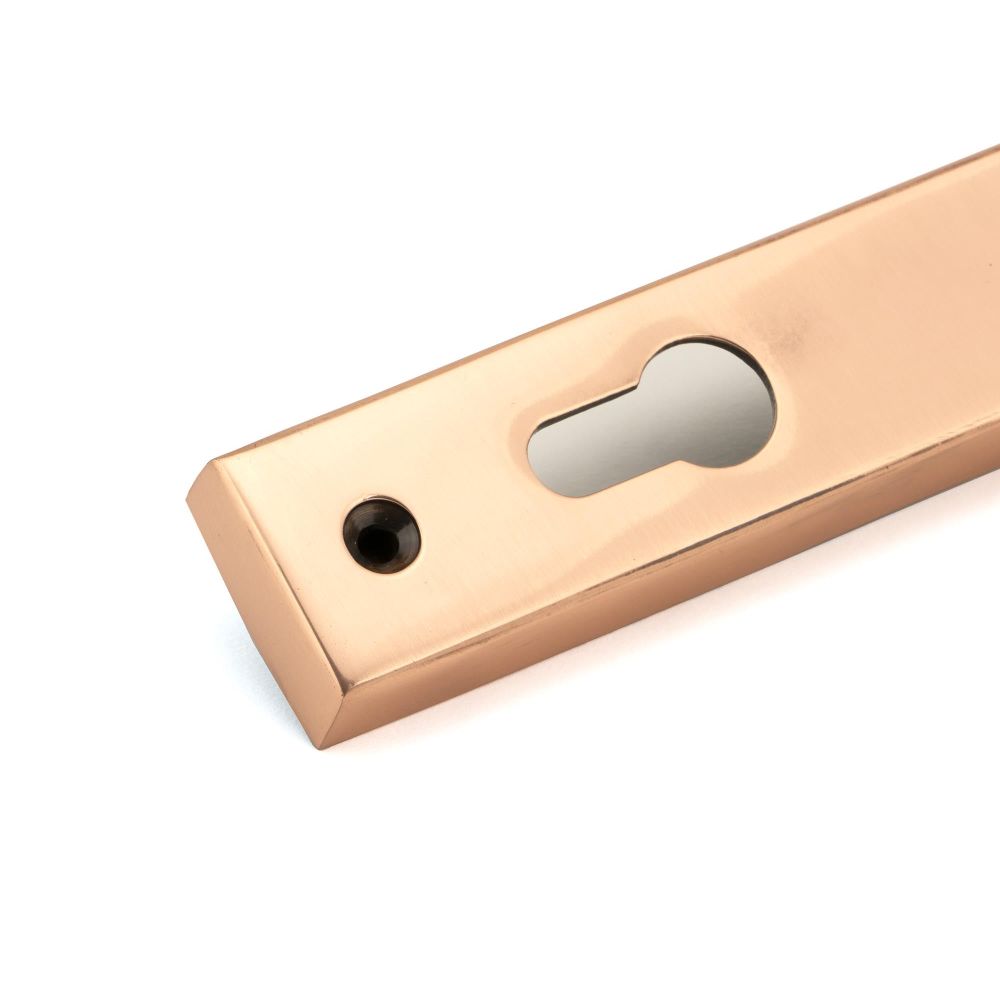 From The Anvil - Polished Bronze Brompton Slimline Lever Espag. Lock Set | Sku. 45776 | Trade Door Handles.
