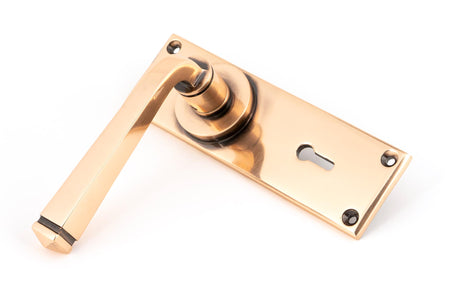 From The Anvil - Polished Bronze Avon Lever Lock Set | Sku. 45787 | Trade Door Handles.