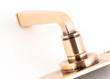 From The Anvil - Polished Bronze Avon Lever Lock Set | Sku. 45787 | Trade Door Handles.