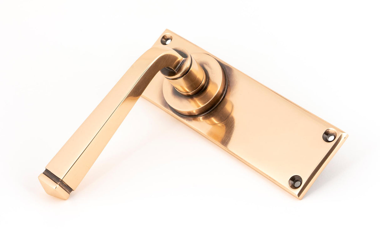 From The Anvil - Polished Bronze Avon Lever Latch Set | Sku. 45788 | Trade Door Handles.