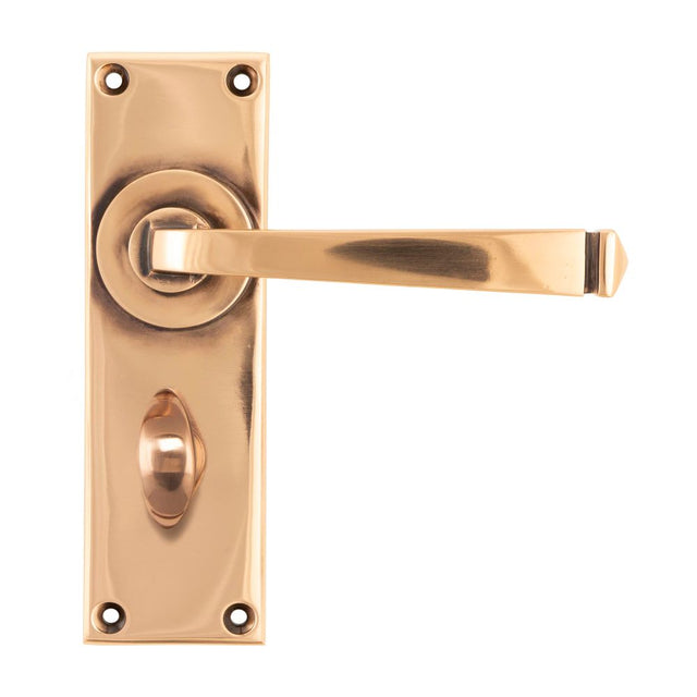From The Anvil - Polished Bronze Avon Lever Bathroom Set | Sku. 45789 | Trade Door Handles.