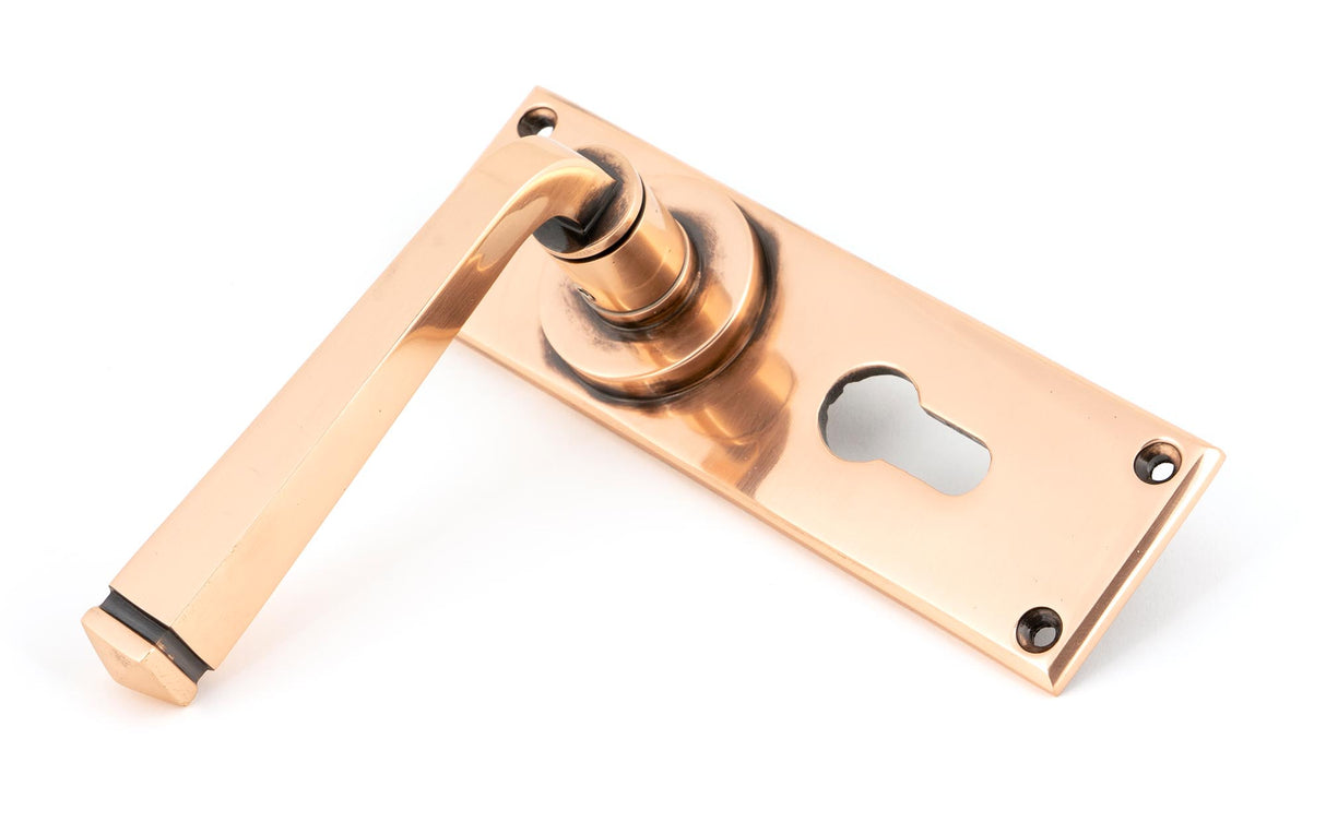 From The Anvil - Polished Bronze Avon Lever Euro Lock Set | Sku. 45790 | Trade Door Handles.