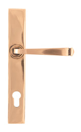 From The Anvil - Polished Bronze Avon Slimline Lever Espag. Lock Set | Sku. 45791 | Trade Door Handles.