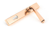 From The Anvil - Polished Bronze Avon Slimline Lever Espag. Lock Set | Sku. 45791 | Trade Door Handles.