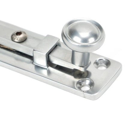 From The Anvil - Satin Chrome 4" Universal Bolt | Sku. 45796 | Trade Door Handles.