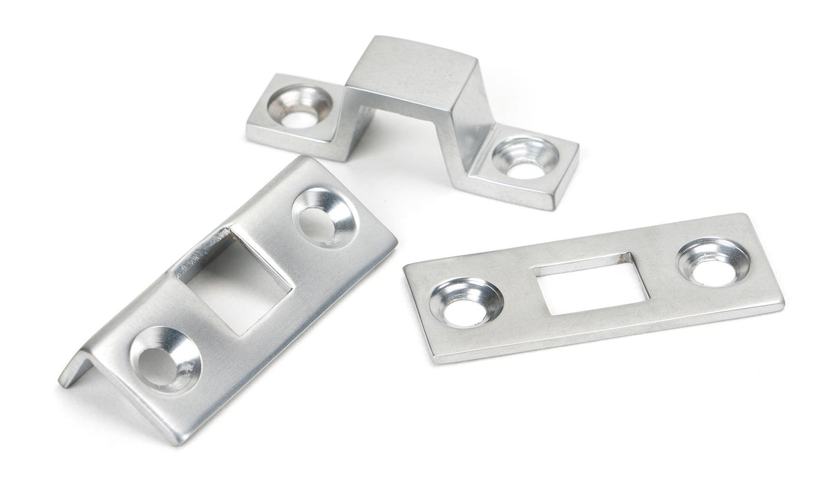 From The Anvil - Satin Chrome 4" Universal Bolt | Sku. 45796 | Trade Door Handles.