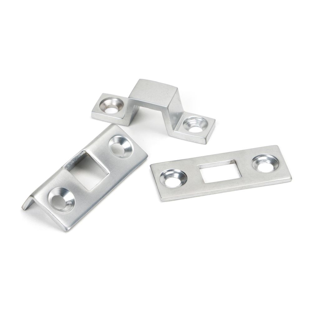 From The Anvil - Satin Chrome 4" Universal Bolt | Sku. 45796 | Trade Door Handles.