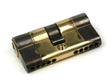 From The Anvil - Aged Brass 30/30 5pin Euro Cylinder | Sku. 45803 | Trade Door Handles.