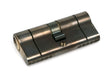 From The Anvil - Aged Brass 35/35 5pin Euro Cylinder | Sku. 45807 | Trade Door Handles.