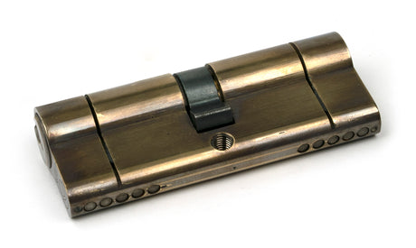 From The Anvil - Aged Brass 40/40 5pin Euro Cylinder | Sku. 45811 | Trade Door Handles.