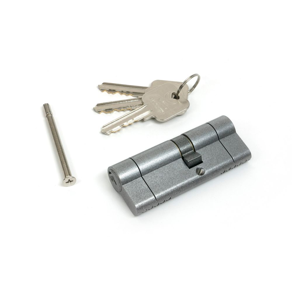 From The Anvil - Pewter 35/45 5pin Euro Cylinder | Sku. 45814 | Trade Door Handles.